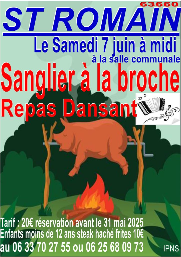 sanglier à la broche